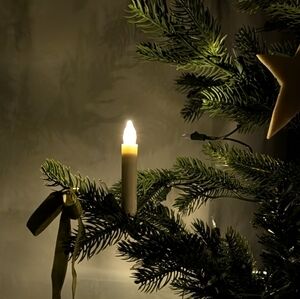 LED Clip-on, Battery Operated Remote Control Christmas Candles (20 count)